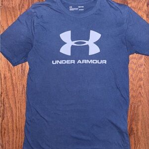 Under Armour Navy Blue Short-Sleeve Logo Tee